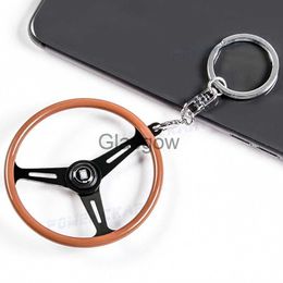 Car Key Volante Car Keychain Auto Key Ring Keyring For Universal Mini Racing Car Steering Wheel Keychain x0718