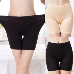 Active Shorts Women's Solid Colour Anti Glare Comfortable And Breathable Leggings Holiday Boxers Women Briefs For Pack Cotton