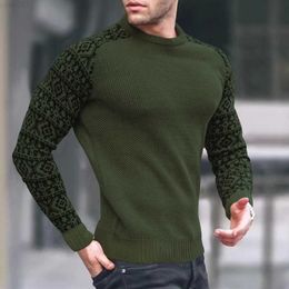 Men's Korean Fashion Autumn Men Casual Vintage Style Sweater O-Neck Solid Fit Pullover Male Bottoming Shirt Retro Knitted Sweater L230719