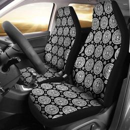 Car Seat Covers Mexico Aztec Pattern 02 Cover 1 Pack Of 2 Universal Front Protective