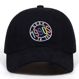 2019 New Born in the 1990s Embroidered Baseball Cap Fashion Dad Hat Snapback Hat For Men and Women341f