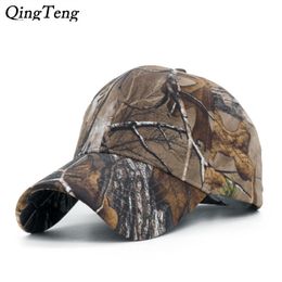 Ball Caps Men's Brand 100% Cotton Camouflage Hunting Baseball Cap Fishing Tactical Outdoor Camo Peaked Caps Sunshade Hiking Hat 230718