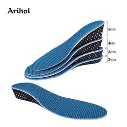 Shoe Parts Accessories Invisible Memory Foam Height Increase Insole For Men Women Increased Lifting Inserts Lifts Elevator Insoles 25 cm 230718