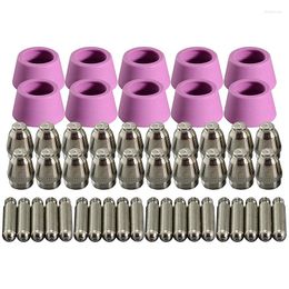 Bowls 50Pcs Plasma Cutter Torch Consumables Electrode Nozzles Cups Kit For -60 SG-55 WSD-60 Fit CUT-60 LGK-60