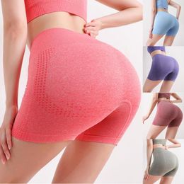 Women's Shorts Ion Shaping Breathable Fabric Contains Tourmaline Fabri Fitness Pants Leggings Yoga Push Up High Waist Seamless