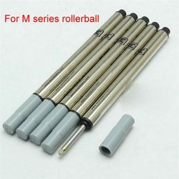 High Quality 5 pieces lot black refill for Magnetic Roller ball pen stationery writing smooth accessories239l