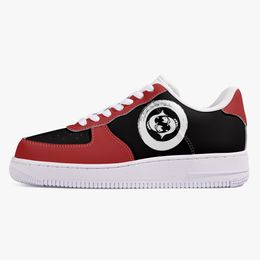 DIY shoes mens running shoes one for men women platform casual sneakers Classic White Black red graffiti trainers outdoor sports 36-48 8874