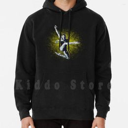 Men's Hoodies Aerodynamics Long Sleeve Ballet Dancer Graffiti Melbourne Satta Stencil