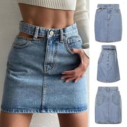 Women's Shorts Women Summer Pants Sexy Skirt High Waist Slim Hole With Pockets Leather For Sweatshirt