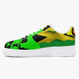 DIY shoes mens running shoes one for men women platform casual sneakers Classic White Black yellow green trainers outdoor sports 36-48 3697