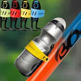 Water Bottles Cages MTB Road Mountain Bicycle Bottle Rack Cycling Silicone Bottle Holder Cage Adjustable Bike Water Cup Rack Bike Accessories HKD230719
