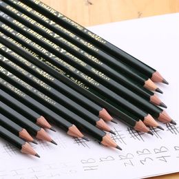 Whole- MITSUBISHI 9800 Sketch Pencil Drawing Pencil Wood Pencil 6B 5B 4B 3B 2B B F H 2H 3H 4H 5H 6H 10PCS203J