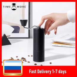 Manual Coffee Grinders Timemore Chestnut C3 High Quality Aluminum Manual Coffee Grinder Stainless Steel Burr Coffee Grinder Mini Coffee Milling Tools 230718