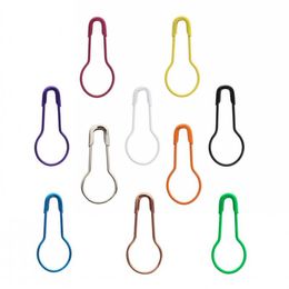 1000 pcs lot 10 Colours Assorted Bulb shaped Safety Pins for Knitting Stitch Marker and DIY craft249L