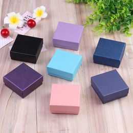 DDisplay7 7 3cm Lennie Pattern Jewellery Packing Box Birthday Gift Necklace Case Earring Studs Storage Box Rings Box Brooch Jewelr271M