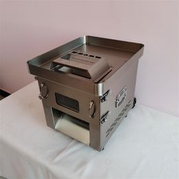 LINBOSS Drawer Type Meat Cutter Commercial Stainless Steel Meat Grinder Fully Automatic Slicer Dicing Machine