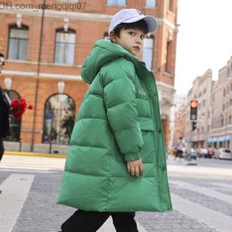 Down Coat Children's winter coat waterproof Hoodie long warm boys' winter coat 5-14 years old children's boys' park suit Z230719