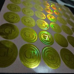 design&3D Colour changing Secure custom hologram label sticker printing can be with serial unique number and scratch off co230o