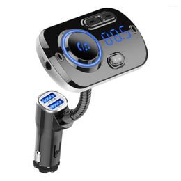 Car Organizer Bluetooth FM Wireless MP3 Player Radio Adapter W/ 2 USB