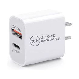 20W Charger USB C PD Fast Charger Block USB Type C Wall Charger Adapter for iPhone