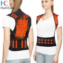 Other Massage Items Selfheating Magnetic Therapy Support Belt Shoulder Back And Neck Massager Spine Lumbar Brace Posture Corrector Pain Relief 230718