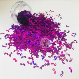 Nail Glitter PrettyG 58g Pack Musical Note Shaped Holographic Sequins Flakes Manicure Art Decoration Accessories LB800