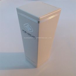 Silver foil stamping paper boxes custom printing PUR Argan packaging boxes Matt laminated 350 to 400gr thin paperboard238v