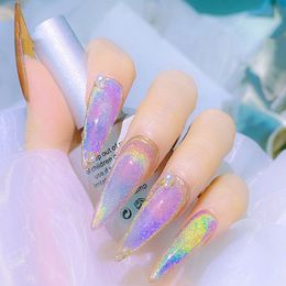 Nail Polish Glittering rainbow cats eye magnetic polishing gel Colour reflective universal nail polish can be used for decoration of any 230719