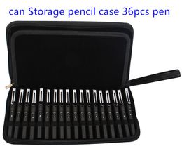 Pencil Bags Fountain Pen Case for 36 Pens Zipper large capacity pencil bag Holder Pencil Bag Fits In Various Size Office Gift 230719