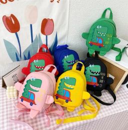 Cartoon baby backpacks 2023 cute children dinosaur shoulder bag mini kids bags factory supply