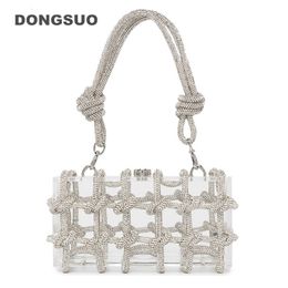 Evening Bags Home>Product Center>Handle>Water Diamond>Evening Acrylic Club Bag Designer Transparent Shoulder Bag Crystal Diamond 230718