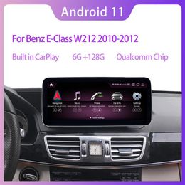 10 25 Qualcomm Android 11 6G RAM 128 ROM Car PC Radio GPS Navigation Bluetooth WiFi Head Unit Screen for Mercedes Benz E Cla255V