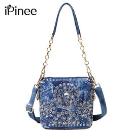 Evening Bags iPinee Y2K Women's Handbags Designer Bling Wedding Party Purses Small Shoulder Bags Evening Clutch 230718