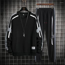 Men's Tracksuits 2023 Two Piece Set Sweatshirt And Sweatpants Fashion Streetwear Men Sport Suit Casual Long Sleeve Korean Tracksuit