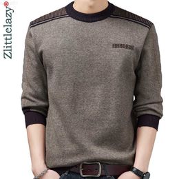 Men's Sweaters 2022 Casual Thick Warm Winter Luxury Knitted Pull Sweater Men Wear Jersey Dress Pullover Knit Mens Sweaters Male Fashions 02150 L230719