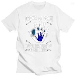 Men's T Shirts Mom & Son Friends For Life Ladies T-Shirt Cotton S-3Xl Festive Tee Shirt