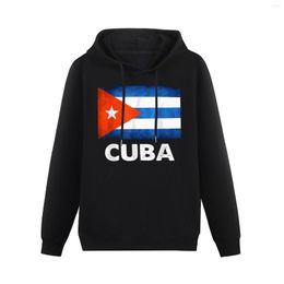 Men's Hoodies Men Women Cuba Flag Cuban Country Map Hoodie Pullover Hooded Hip Hop Sweatshirt Cotton Unisex