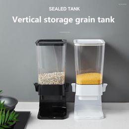 Storage Bottles 5.5L Cereal Dispenser Large Capacity Transparent Kitchen Countertop Grain Jar Rice Bucket Household Supplies