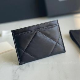 Mini Card Holder Designer Wallets Genuine Leather Summer Pink Green Ladies Fashion Wallet Credit Card Holders Purses with Coin Pocket