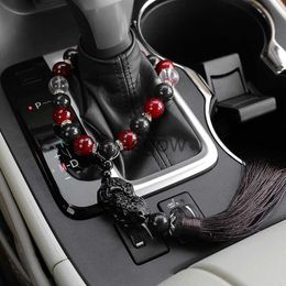 Interior Decorations Car Ornaments Brave Troops Bead Auto Interior Rearview Mirror Hanging Pendant Stalls Decoration Accessories Gifts x0718