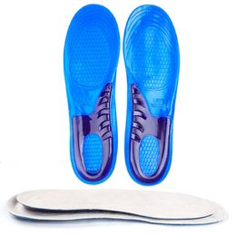 Shoe Parts Accessories Silicone Gel Insoles Man Women orthopedic Massaging Inserts Shock Absorption Shoepad 230718