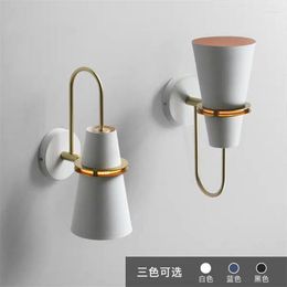 Wall Lamp Simple Bedside Clarion Led Personality Coffee Shop Bathroom Mirror Aisle Balcony Decoration Lighting Fixtures