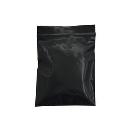 500pcs lot Small Black Opaque Zip Lock Resealable Zipper Plastic Bag Grip Seal Pouch Retail Packing Bag Zipper Plastic Package for205E