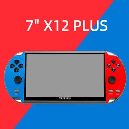 Yanwen Ship 7inch X12 Plus Mini Retro Handheld Games Console Player for NES FC Kids Portable Classic Game Controller Built-in 16GB257N