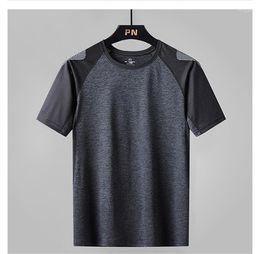 Men's T Shirts Summer Large Quick Drying T-shirt For Men 2023 Short Sleeve Casual Cotton Plus Asian M-5XL 6XL Top Clothing