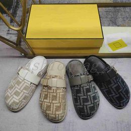 Designer Women Men Feel Slippers Fashion Slide Metal Buckle Decoration Sandals Letter Printing Comfortable Slippers Indoor Outdoor Shoes With Box