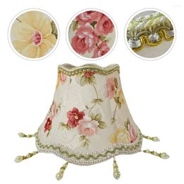 Wall Lamp Fabric Lampshade Desk Shades El European Style Lampshades Table Flower Floor Candlestick