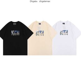 Men's T-Shirts Kiss 2022 New Fashion Letter Printed T-shirt China-Chic Street Loose Cotton Students Versatile Short Sleeve Men's Summer