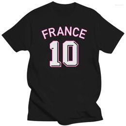 Men's T Shirts Printed France Team Jersey Men Shirt O Neck Short-Sleeve Graphic Women T-Shirts Hiphop Top