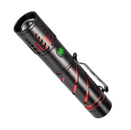 Powerful White Laser long range Flashlight Torch portable rechargeable led tactical lanterns torch light Outdoor Emeregency flashlights Pen Lights Lamp